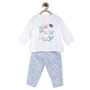 Multi Top & Knit Bottom