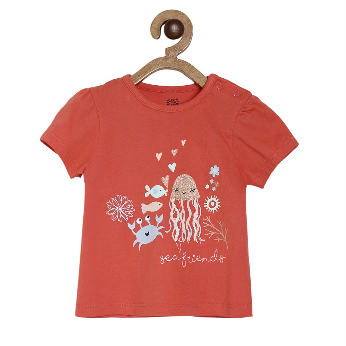 Pack of 2 top and shorts set - red for 0-3 Months