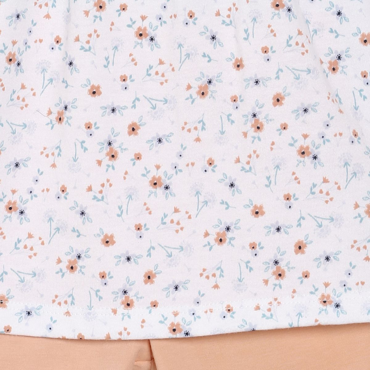 Pack of 2 top and legging set - white for 0-3 Months