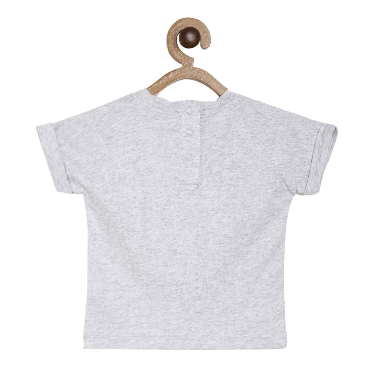 Grey Marl Knit Top
