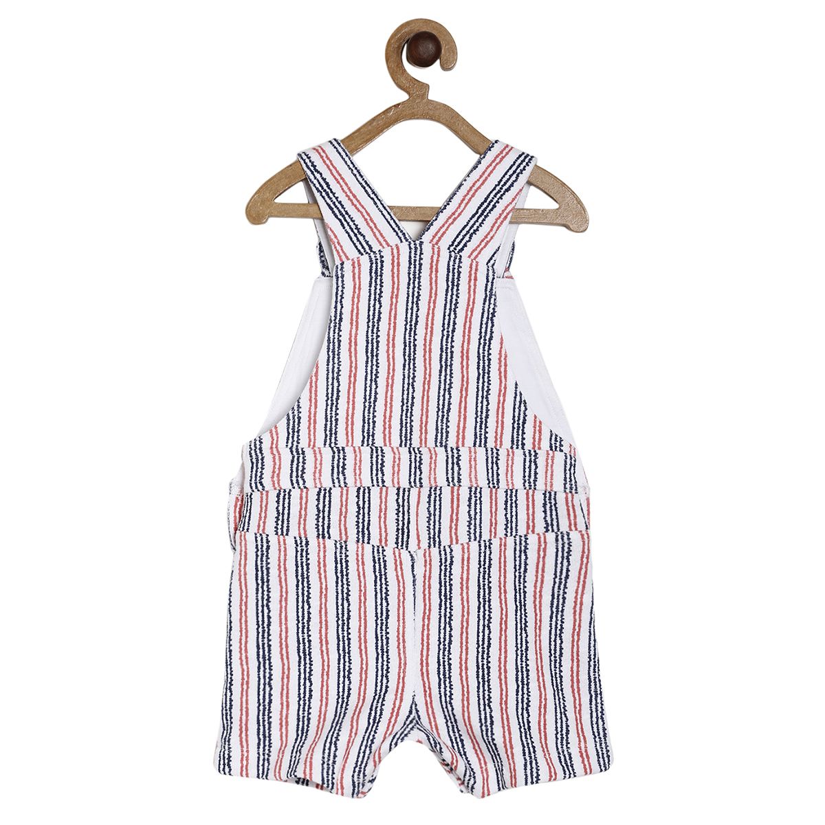 White Dungaree Set