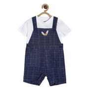 Boys Blue Dungaree Set
