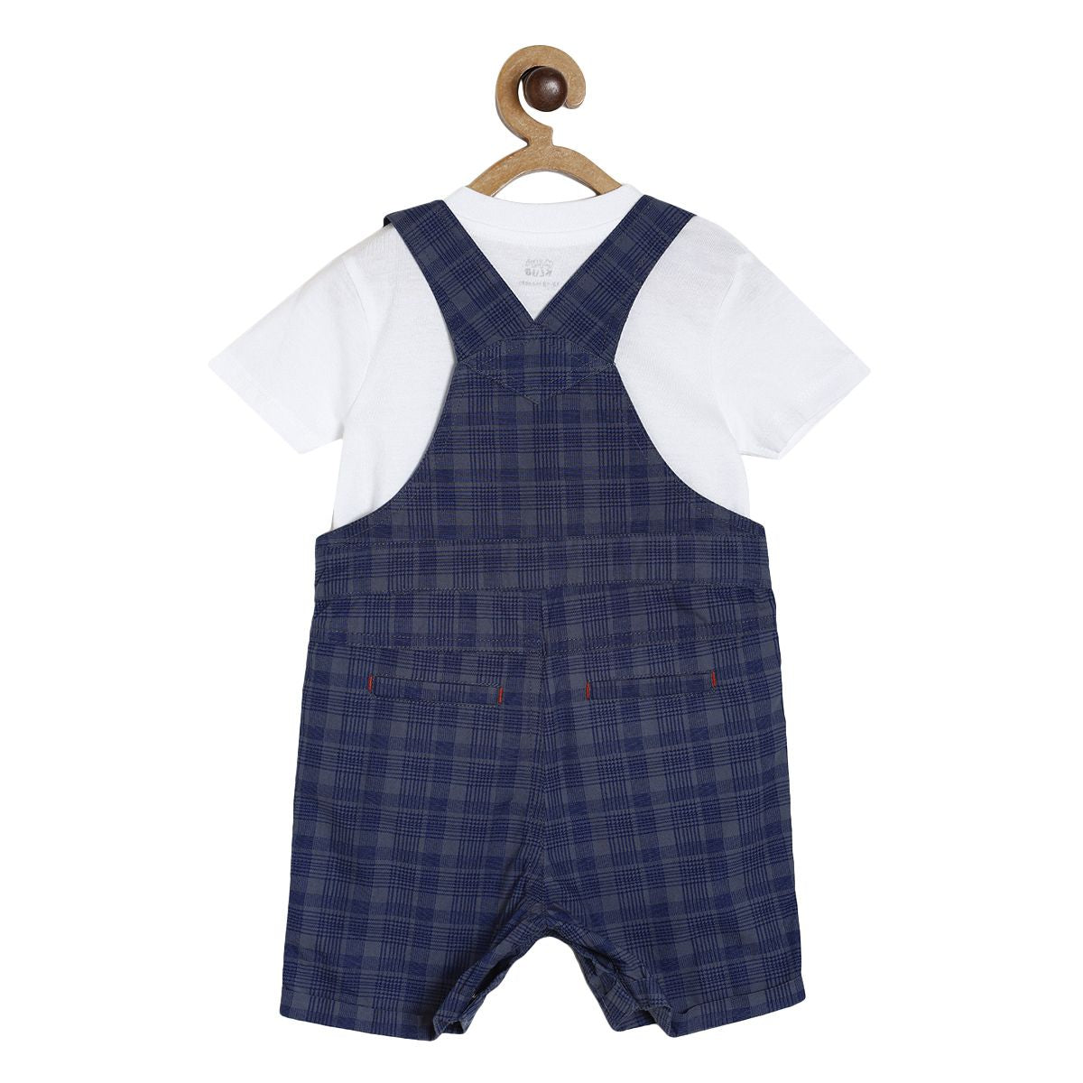 Boys Blue Dungaree Set