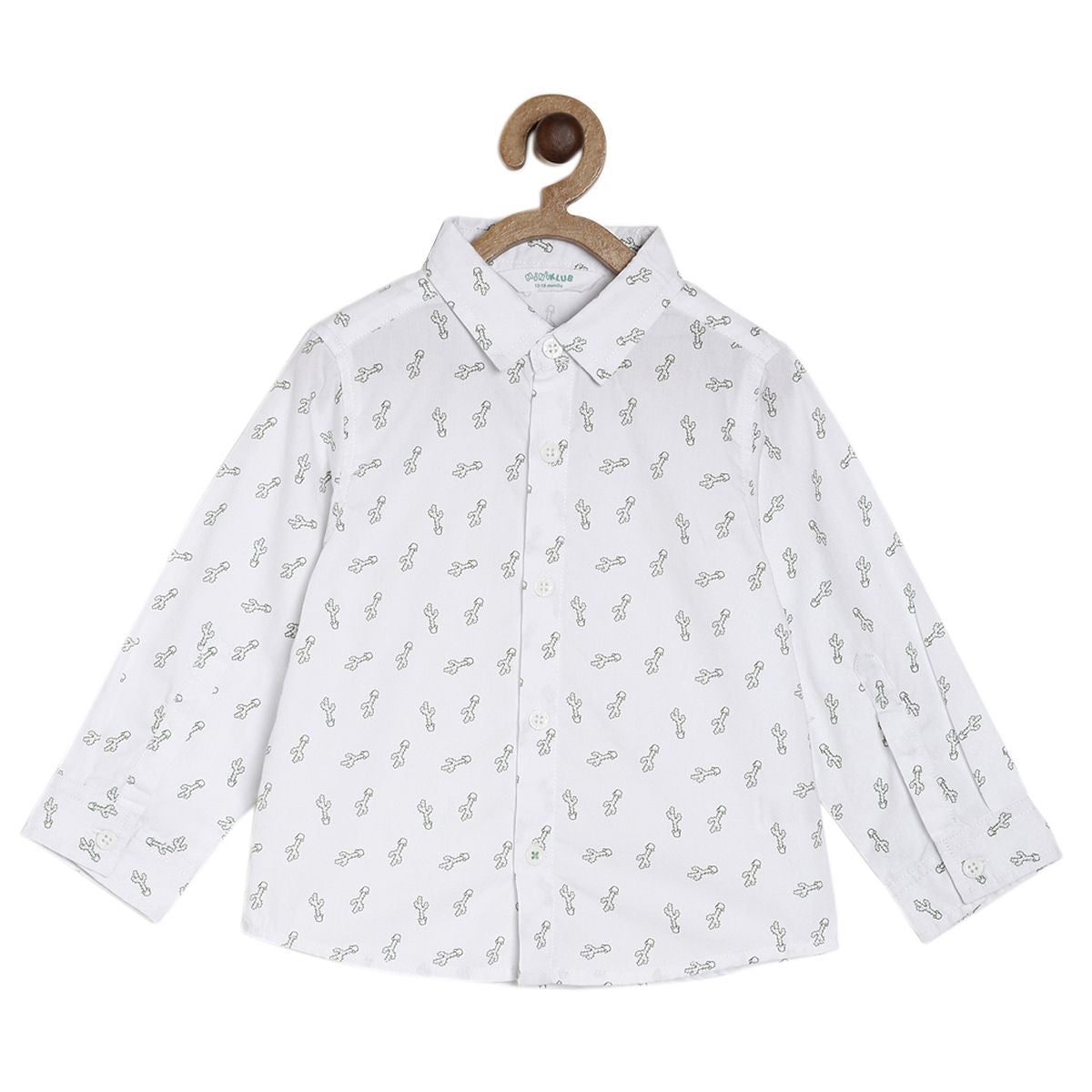 Pack of 1 woven shirt - white for 3-6 Months