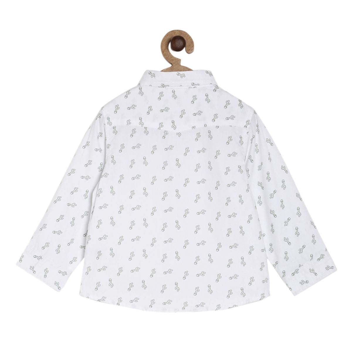 Pack of 1 woven shirt - white for 3-6 Months