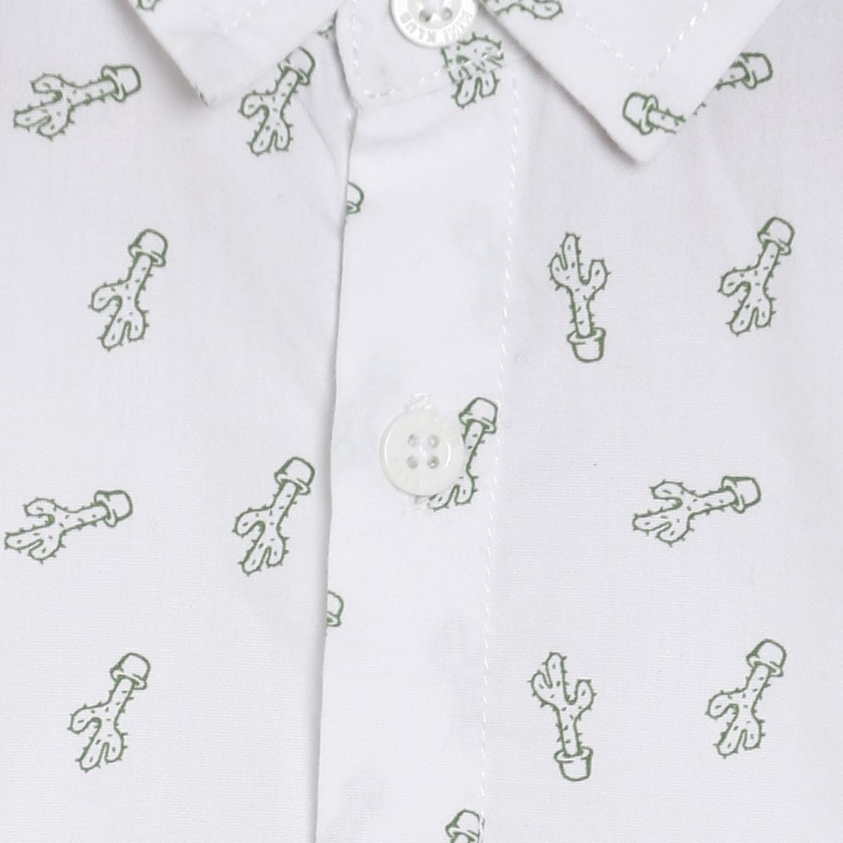 Pack of 1 woven shirt - white for 3-6 Months