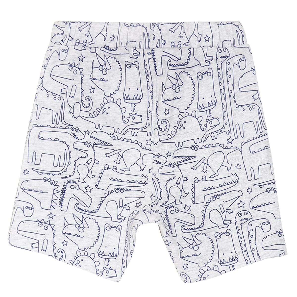 Pack of 1 knit shorts - grey for 6-12 Months