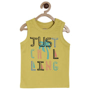 Pack of 1 knit t-shirt - yellow for 3-6 Months