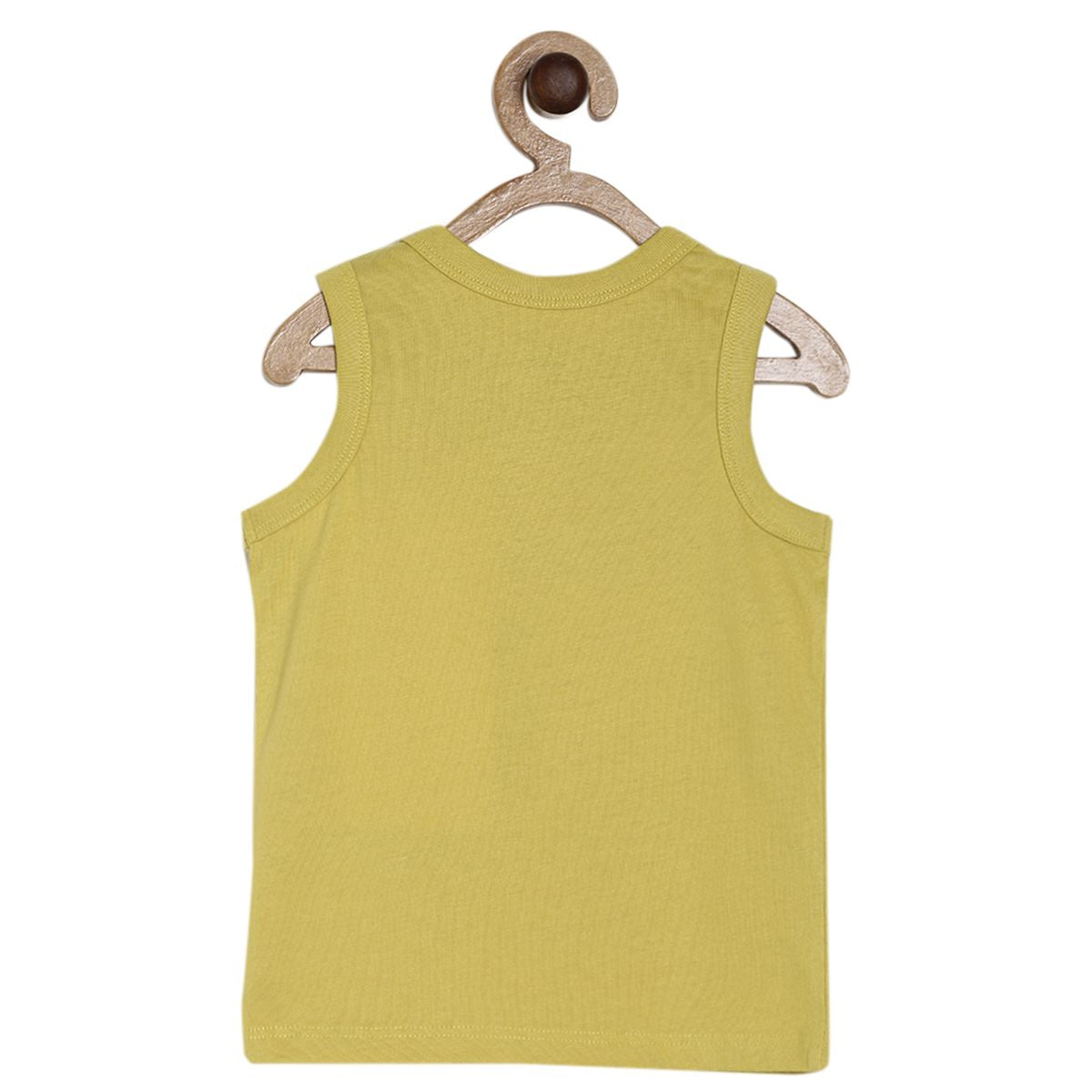 Pack of 1 knit t-shirt - yellow for 3-6 Months
