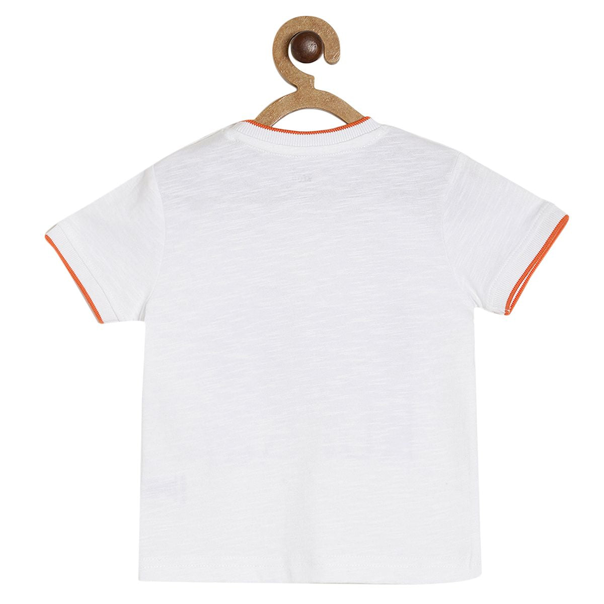 Pack of 1 knit t-shirt - white for 3-6 Months