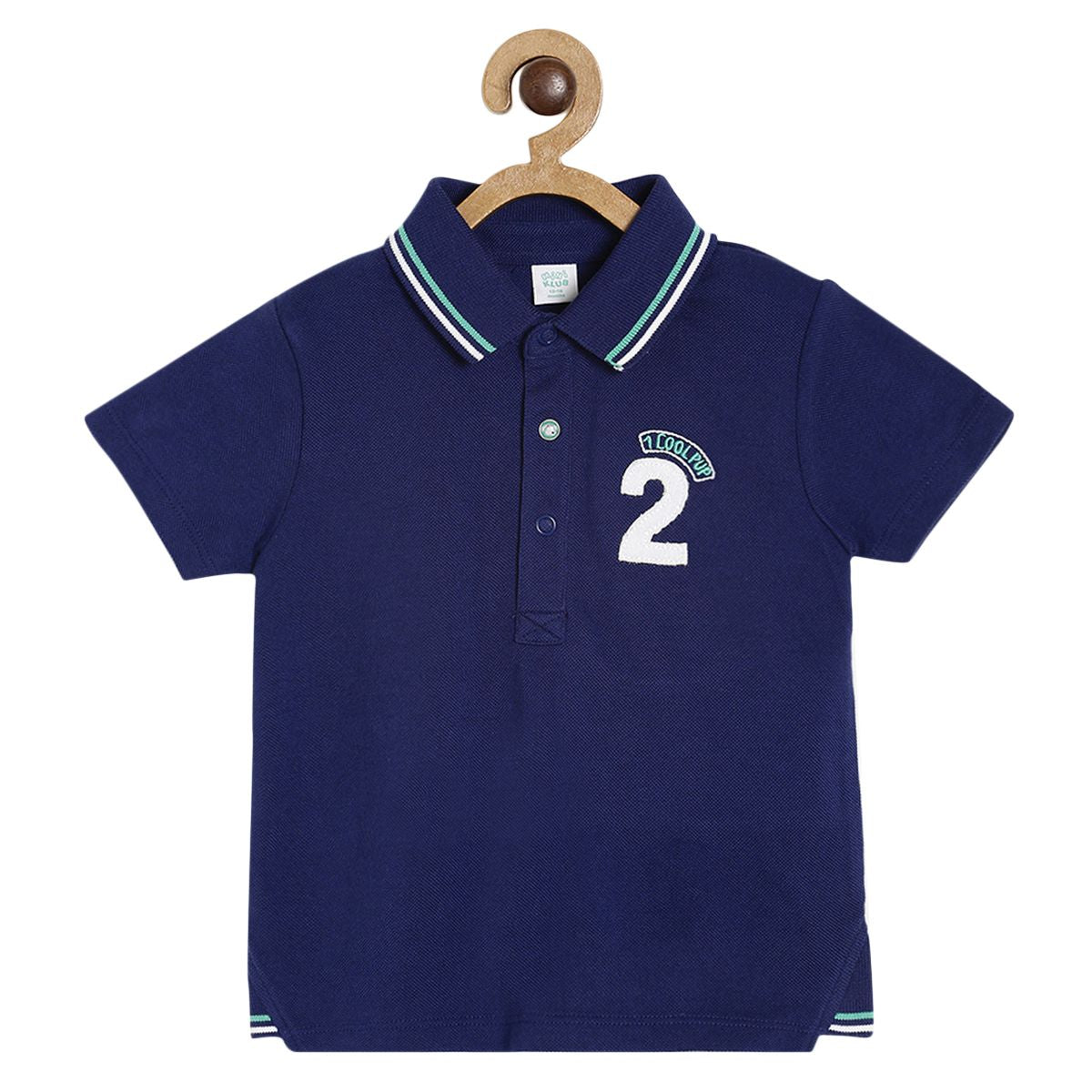 Pack of 1 knit pack of lo tee - navy for 3-6 Months