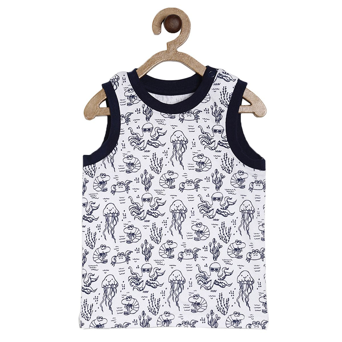 Pack of 1 knit t-shirt - white for 3-6 Months