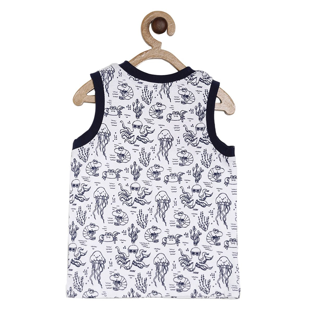 Pack of 1 knit t-shirt - white for 3-6 Months