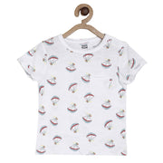 Pack of 1 knit t-shirt - white for 3-6 Months