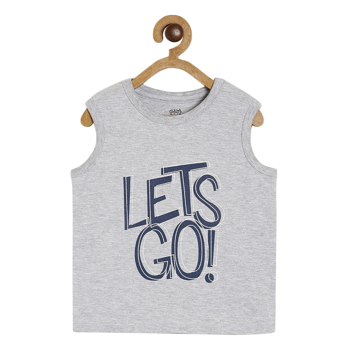 Boys Grey Marl T-Shirt