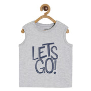 Boys Grey Marl T-Shirt