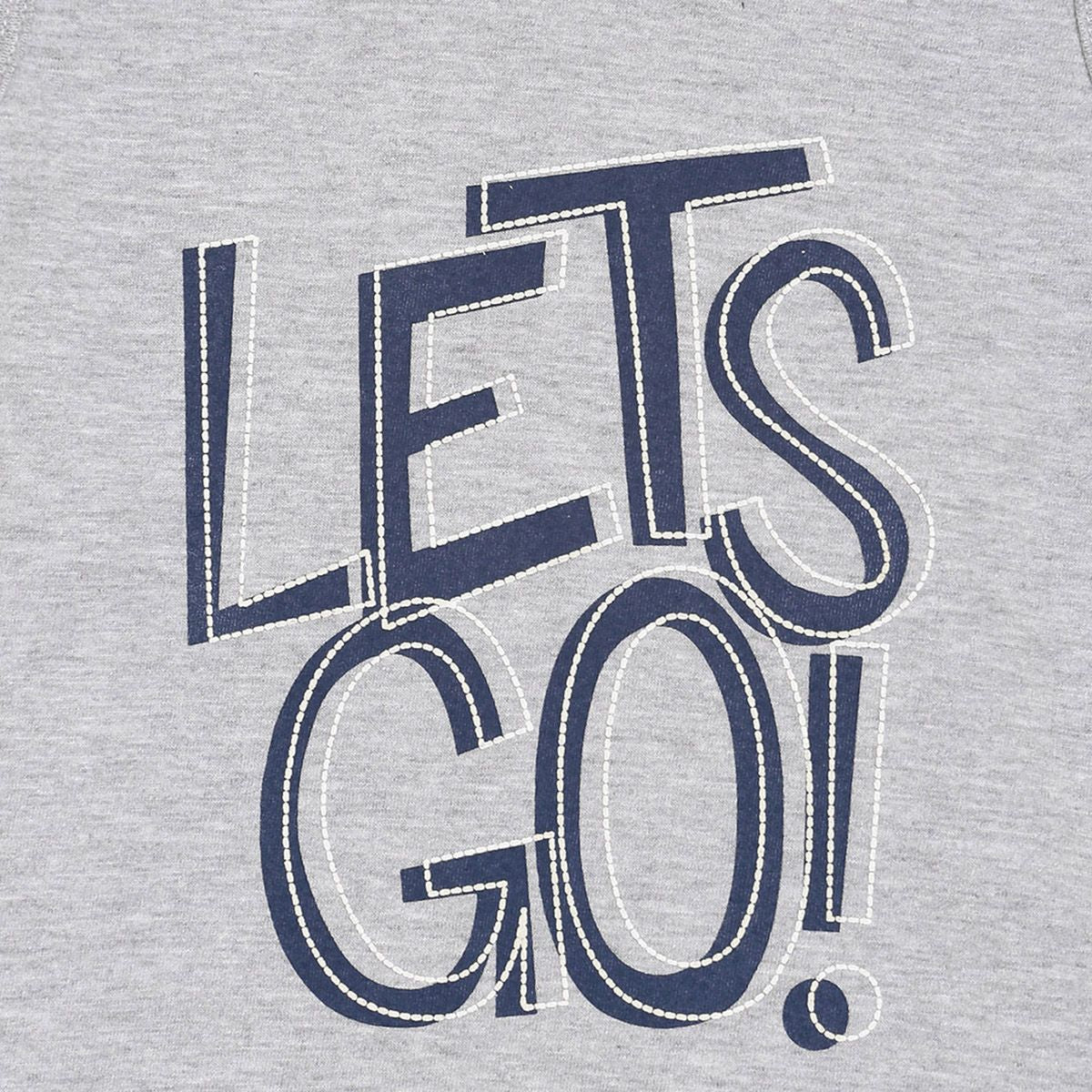 Boys Grey Marl T-Shirt