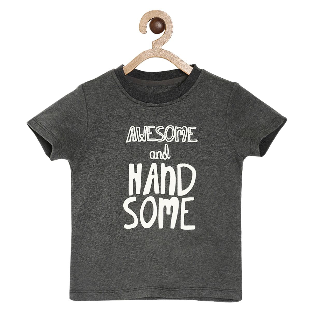 Pack of 1 knit t-shirt - blu marl for 3-6 Months