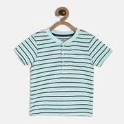 Pack of 1 knit t-shirt - mint for 3-6 Months