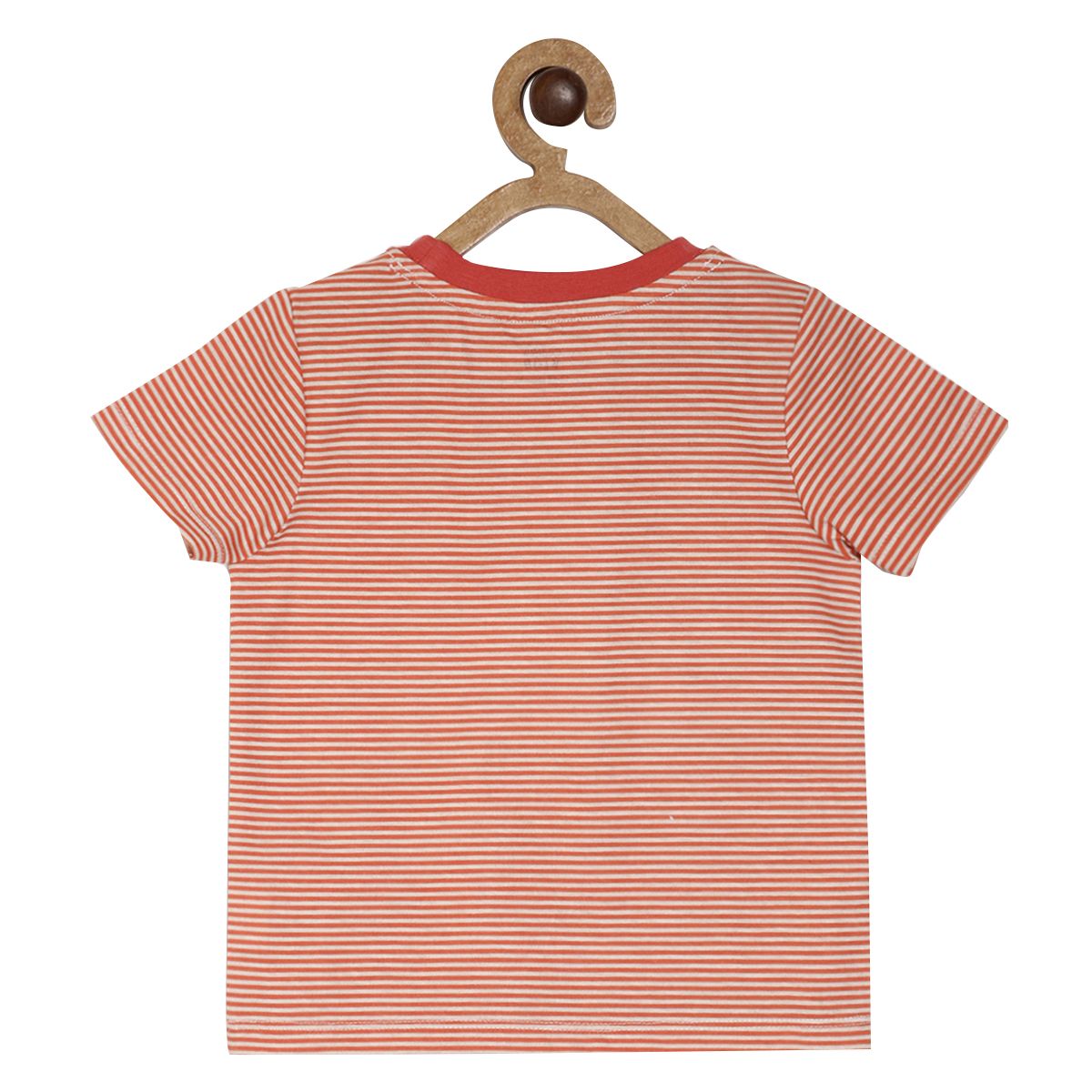 Boys Orange Stripes T-Shirt