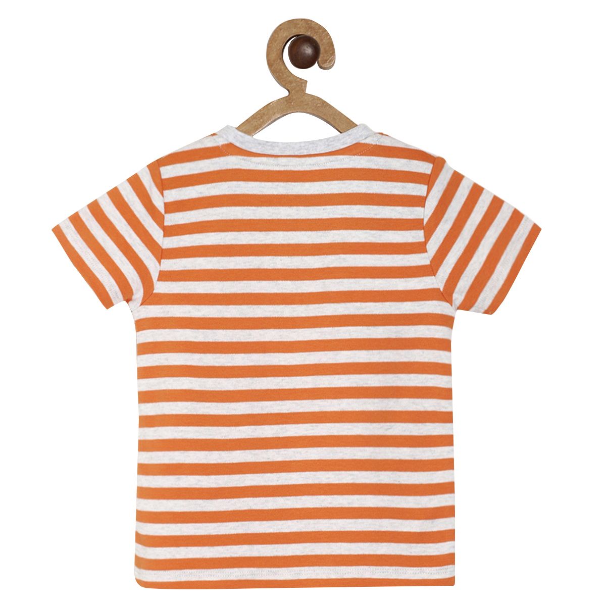 Pack of 1 knit t-shirt - white & red for 3-6 Months