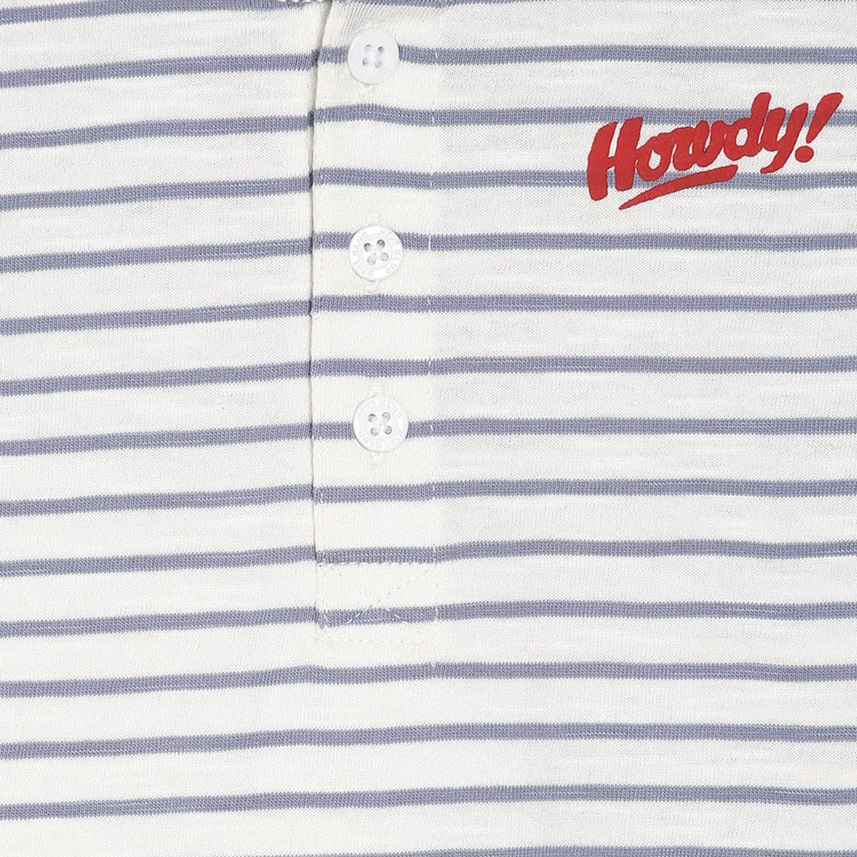 Boys White Striper T-Shirt Pack of 1