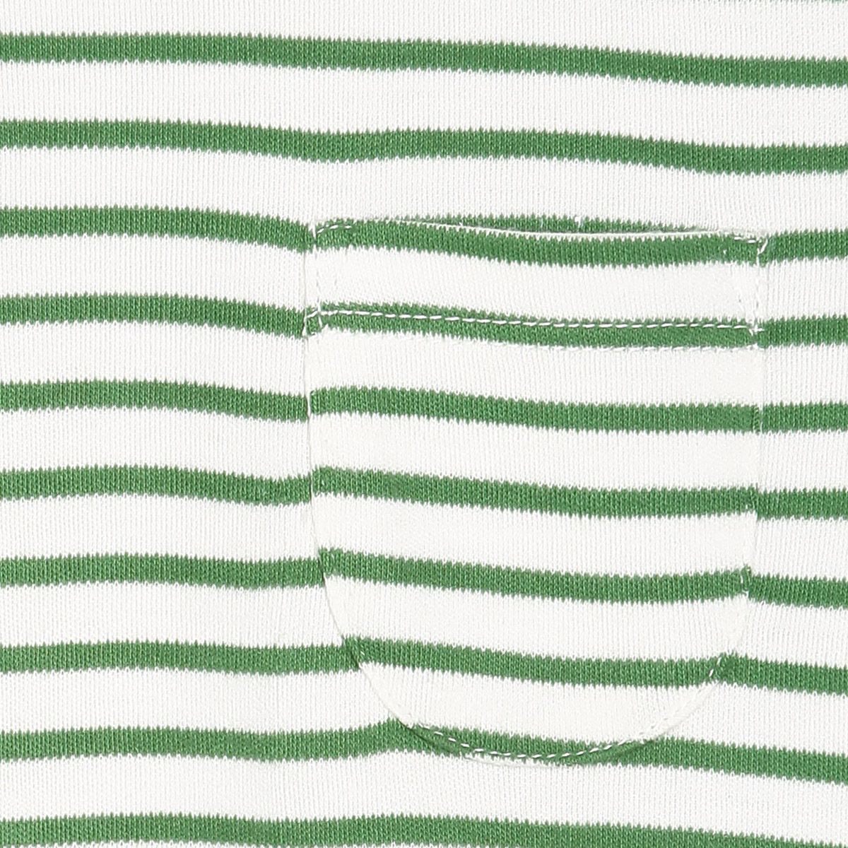 Boys Green Stripes T-Shirt