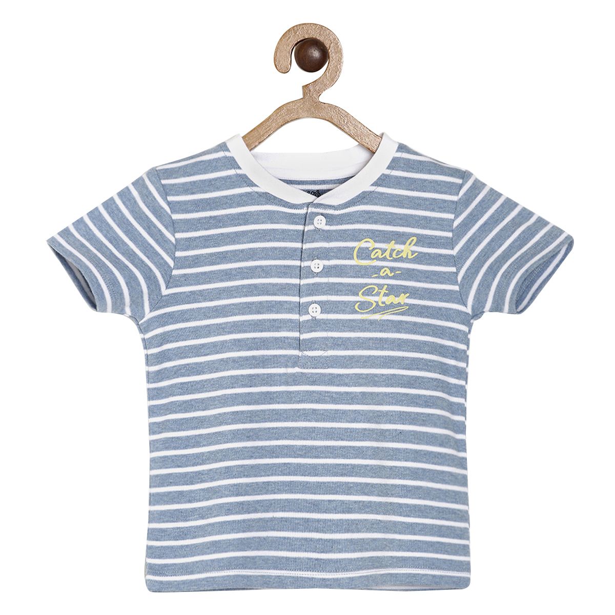 Boys Blue Stripes T-Shirt