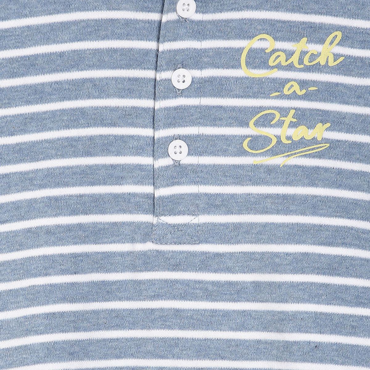 Boys Blue Stripes T-Shirt