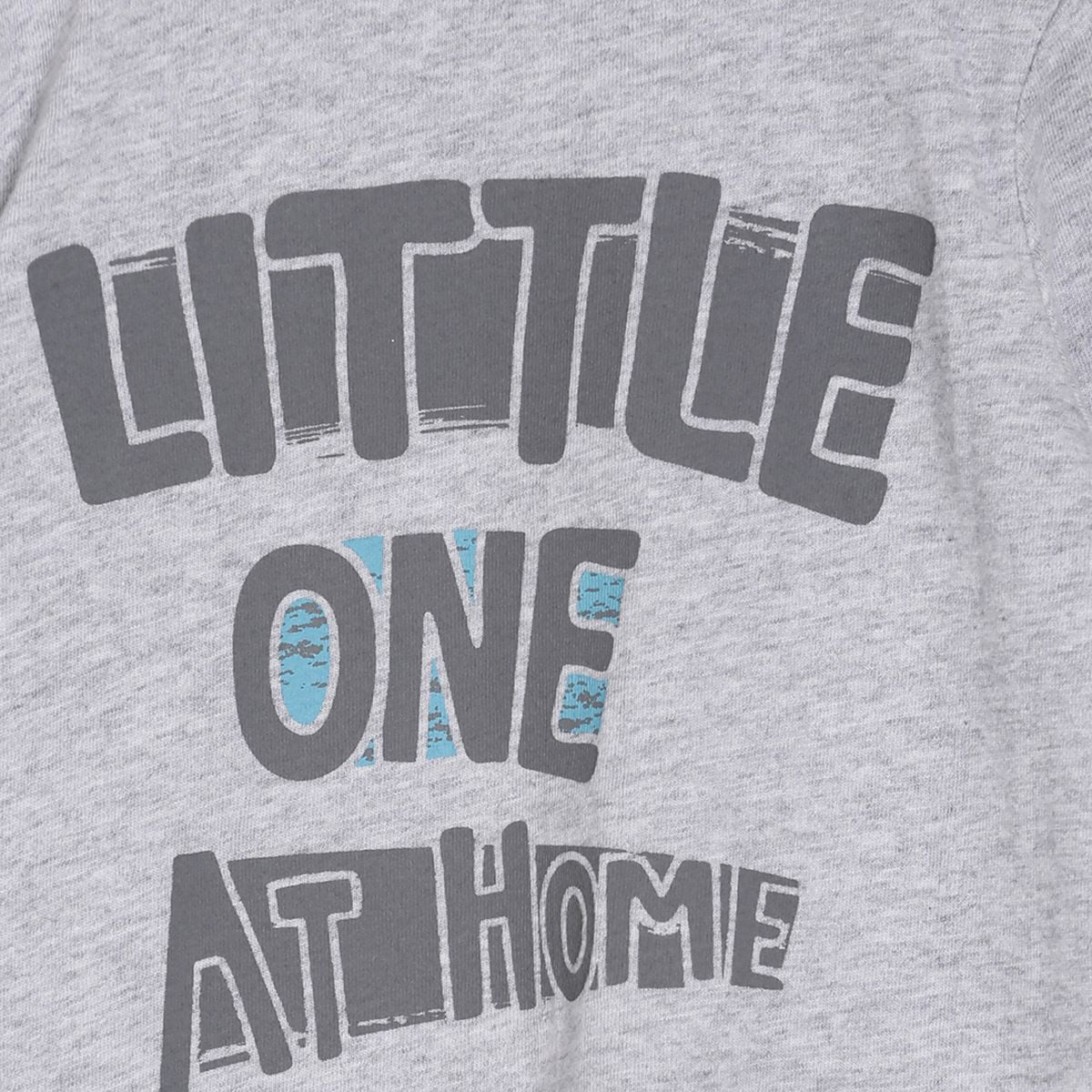 Pack of 1 knit t-shirt - grey marl for 3-6 Months