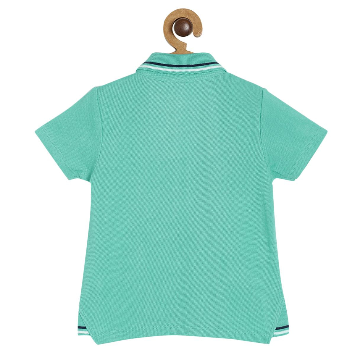 Pack of 1 knit pack of lo tee - green for 3-6 Months