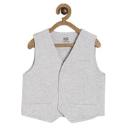 Boys Grey Marl Waistcoat