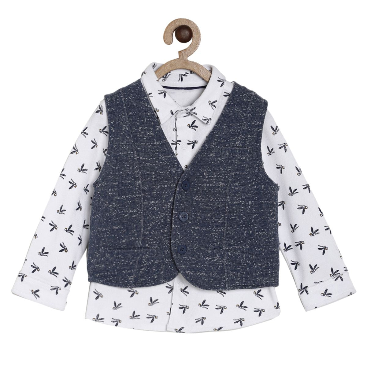 Navy Waistcoat