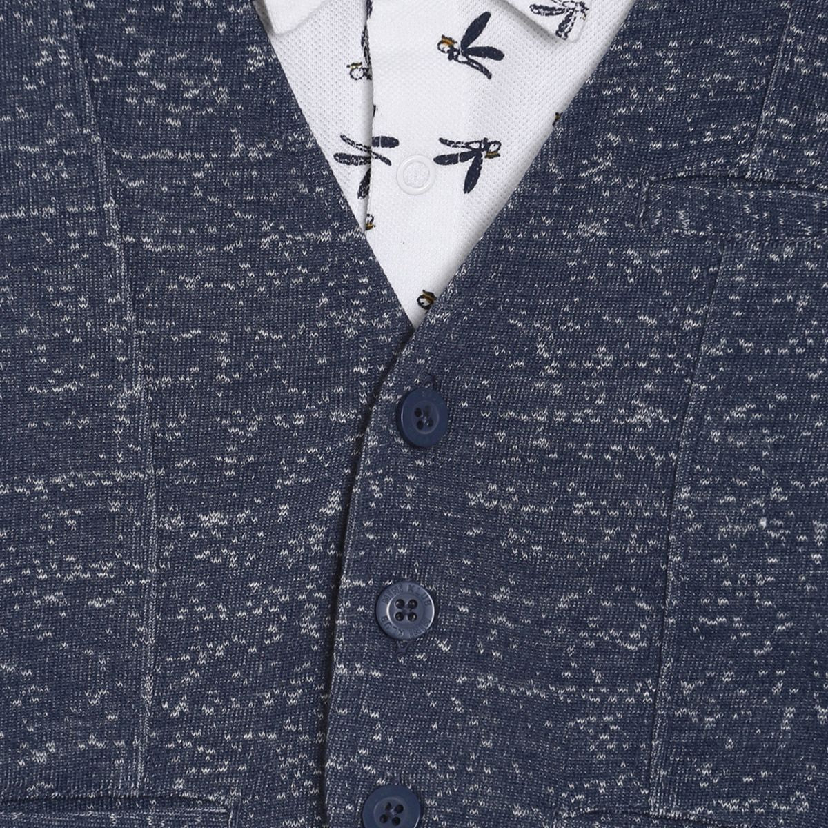 Navy Waistcoat