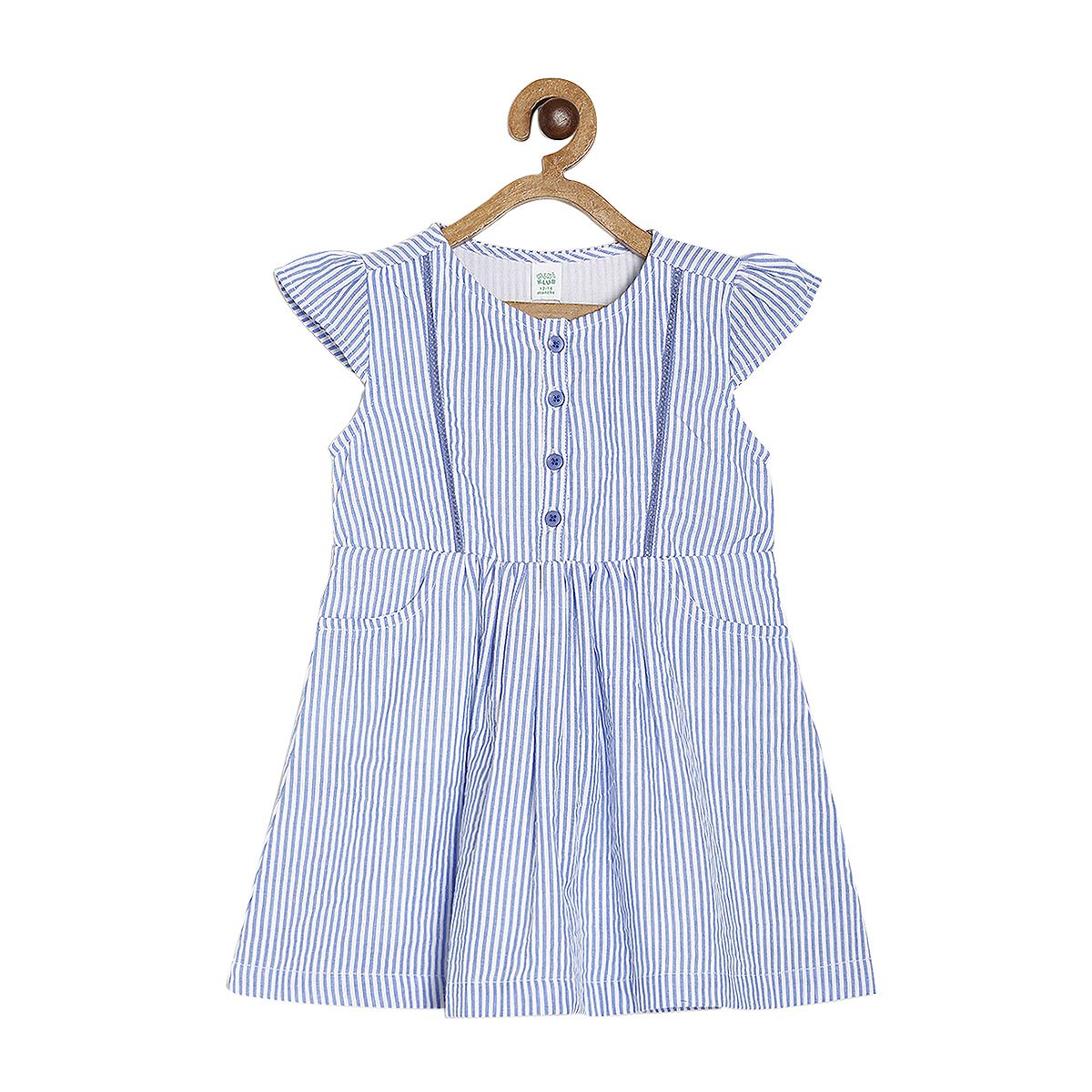Girls Blue Dress/Pinny