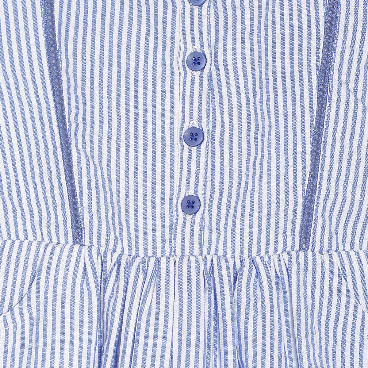 Girls Blue Dress/Pinny