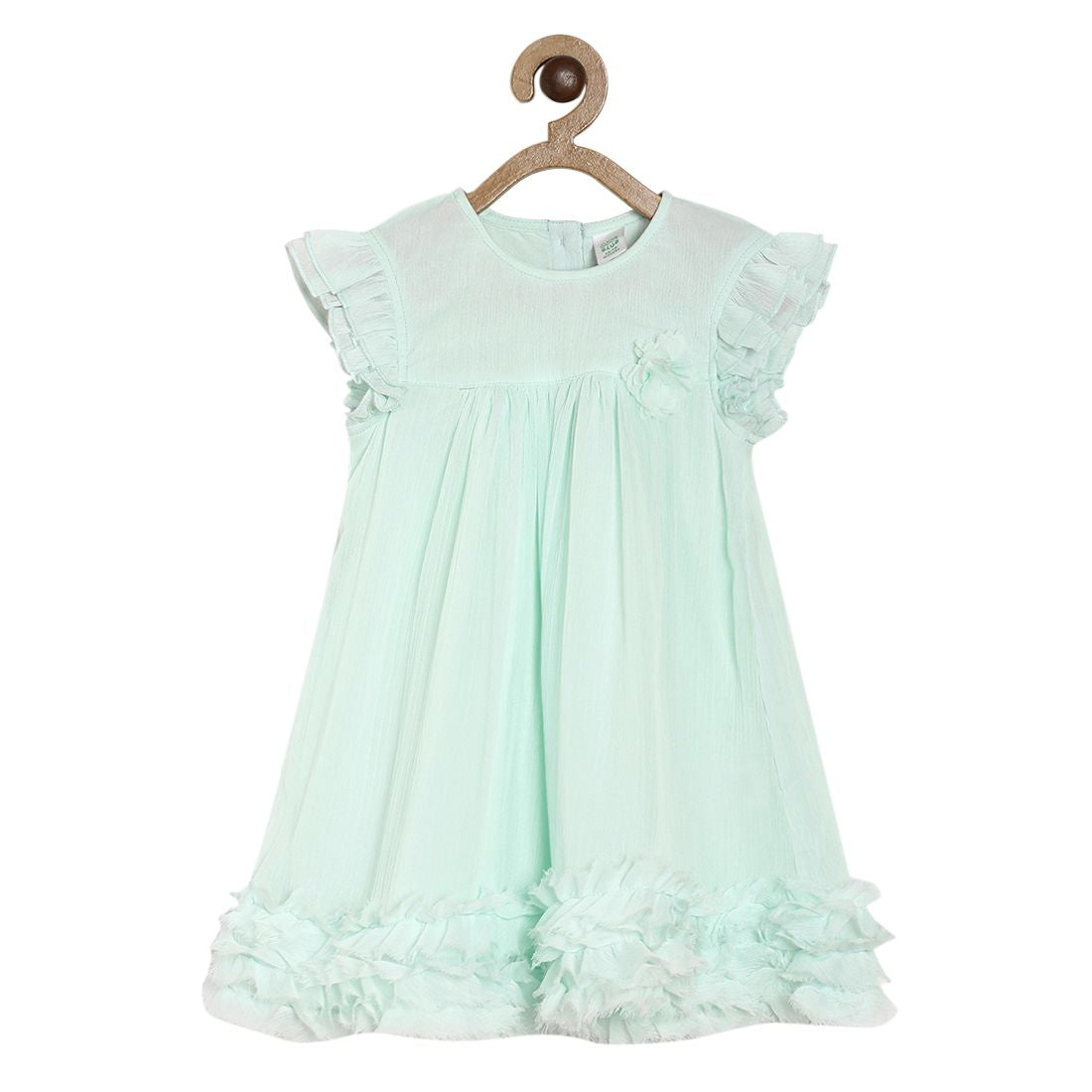 Girls Turq Dress/Pinny