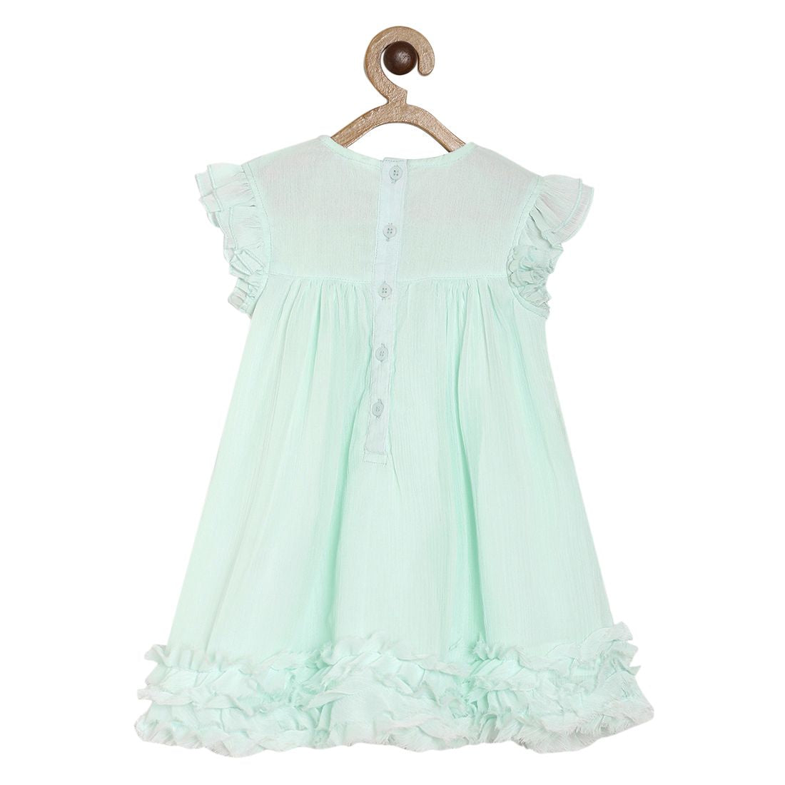 Girls Turq Dress/Pinny
