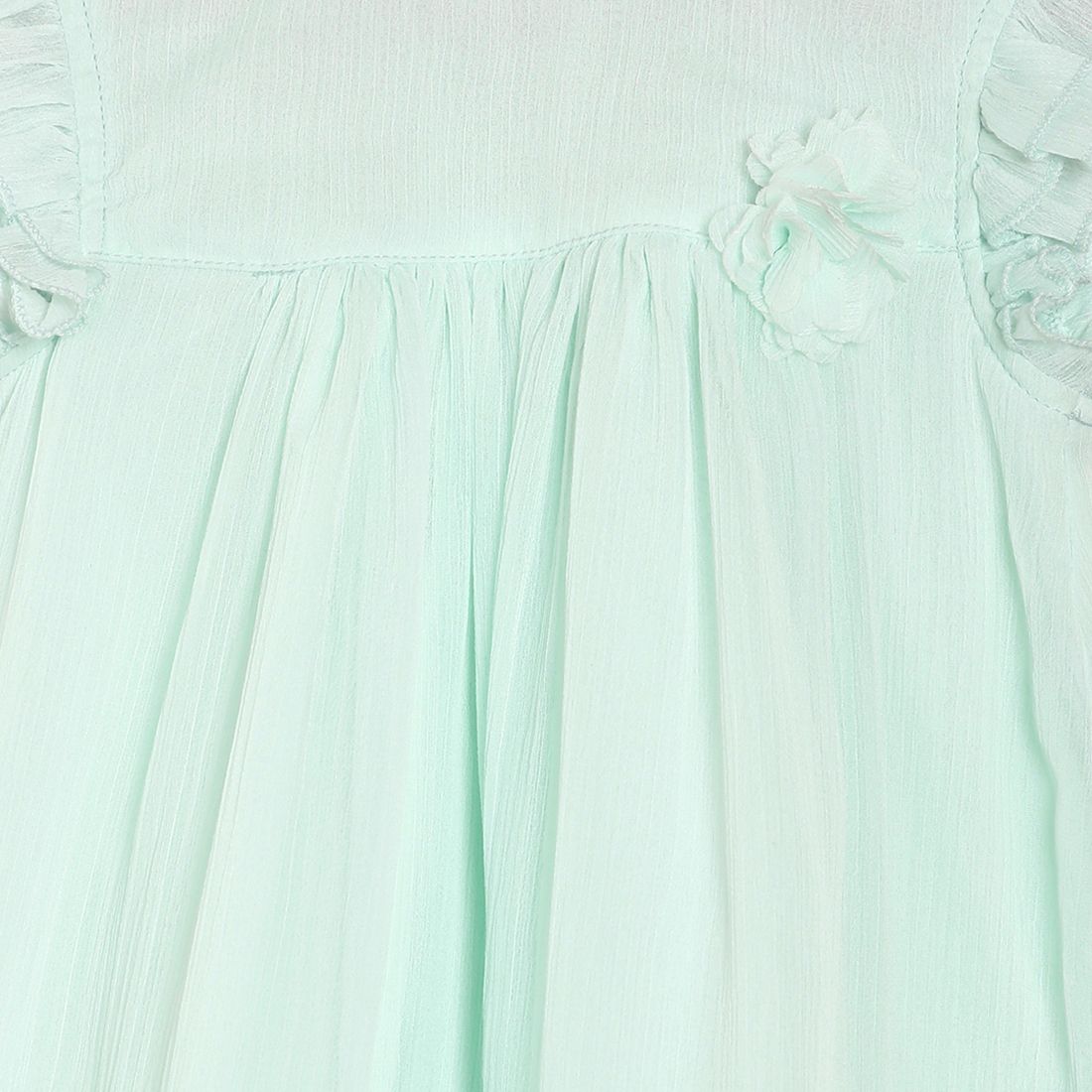 Girls Turq Dress/Pinny