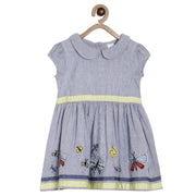 Pack of 1 woven dress - light blue for 3-6 Months