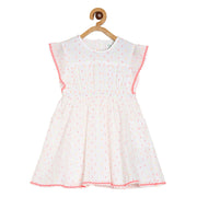 Pack of 1 woven dress - white for 3-6 Months