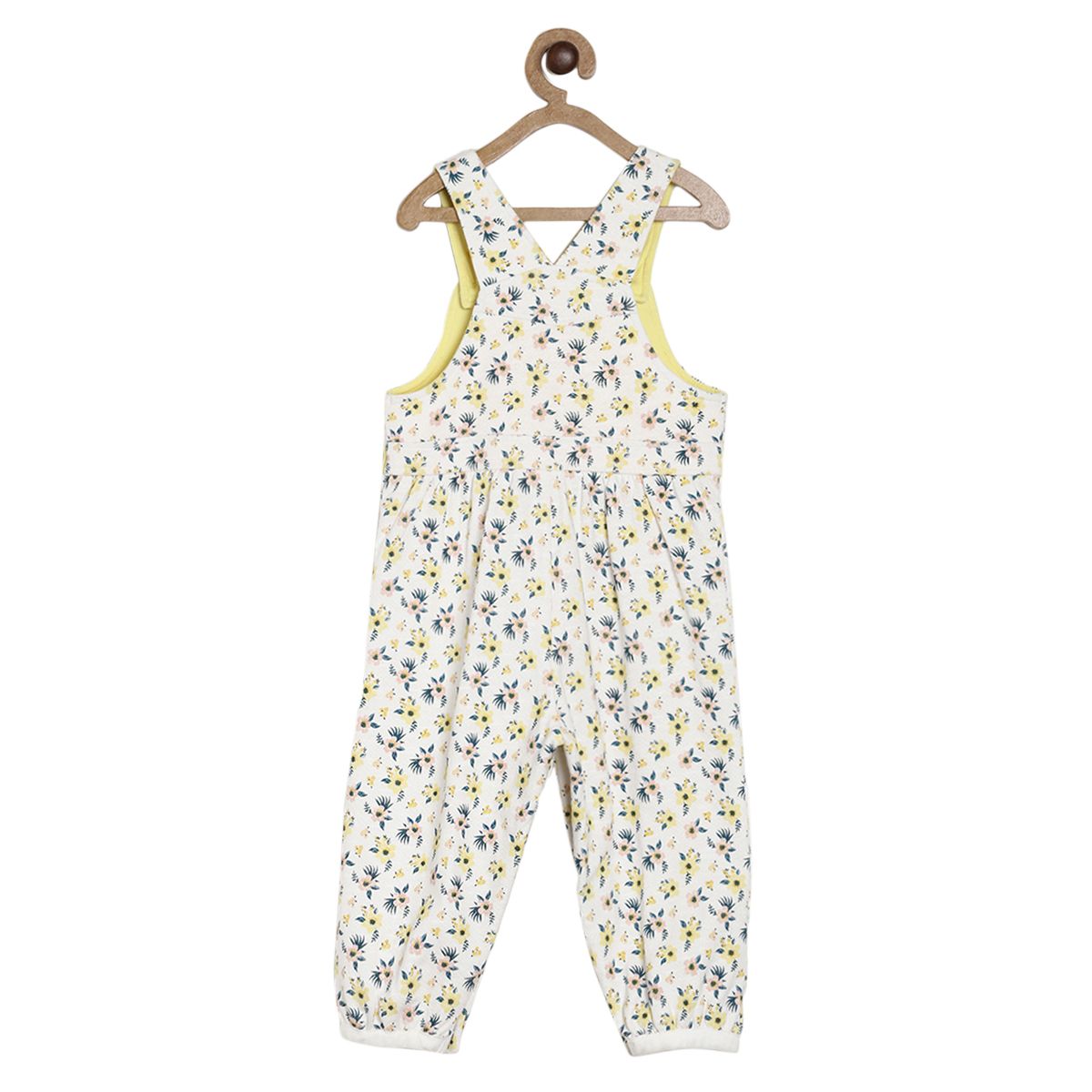 Off White Dungaree Set