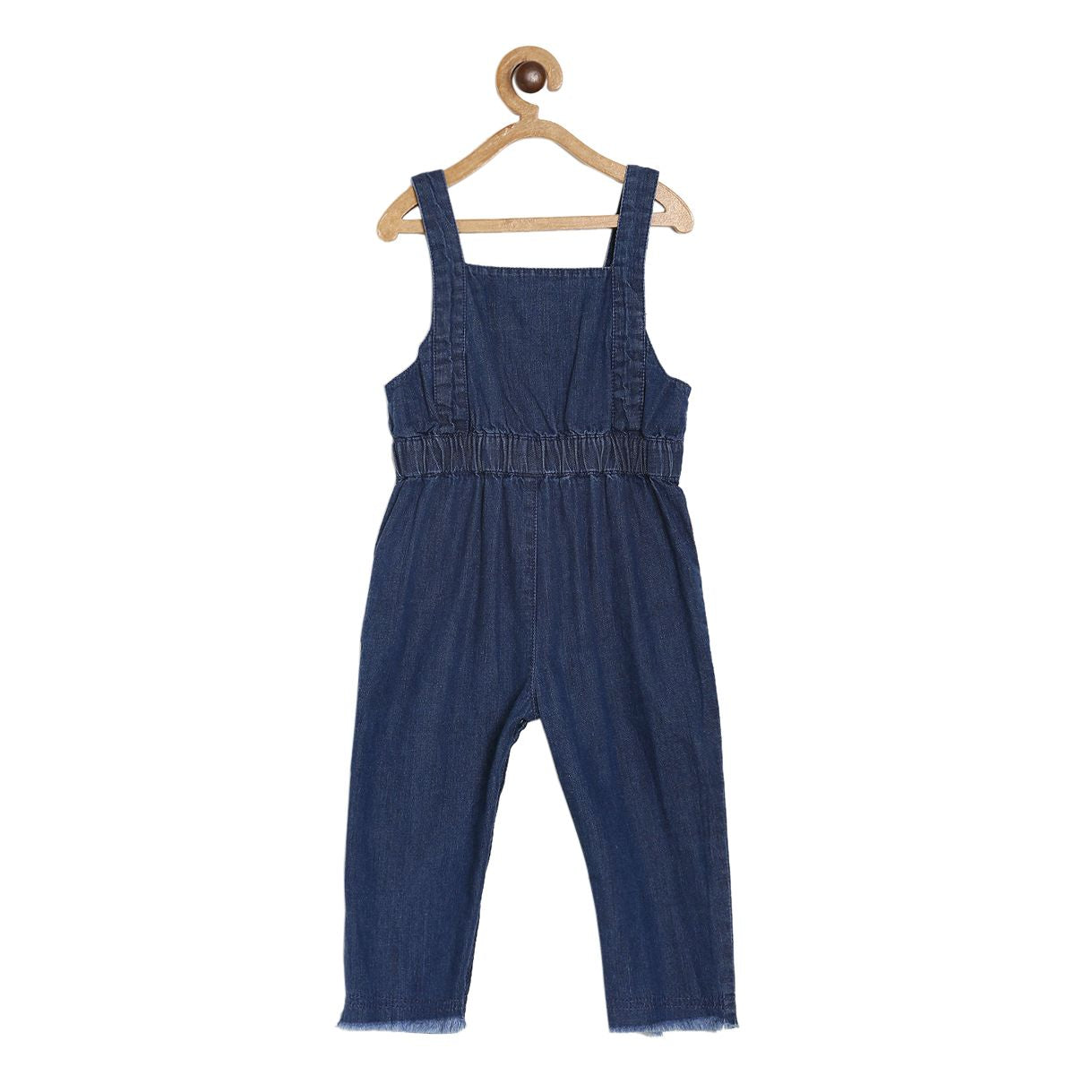 Pack of 2 denim dungaree set - dark wash for 3-6 Months