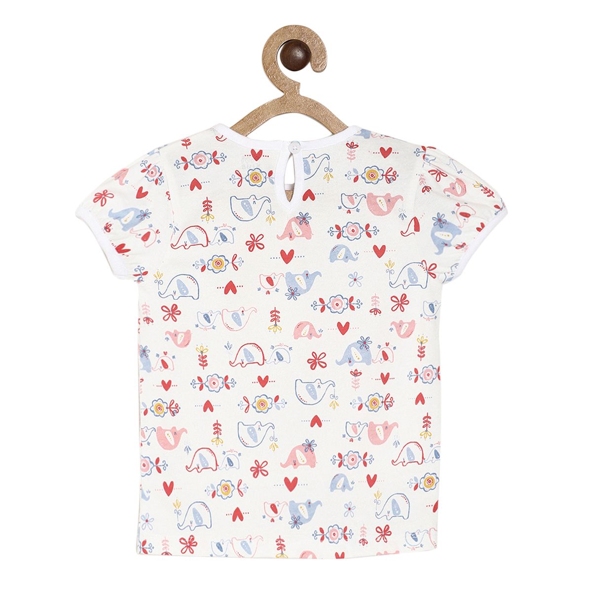 Pack of 1 knit top - white & blue for 3-6 Months