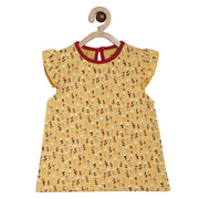 Girls Yellow Knit Top