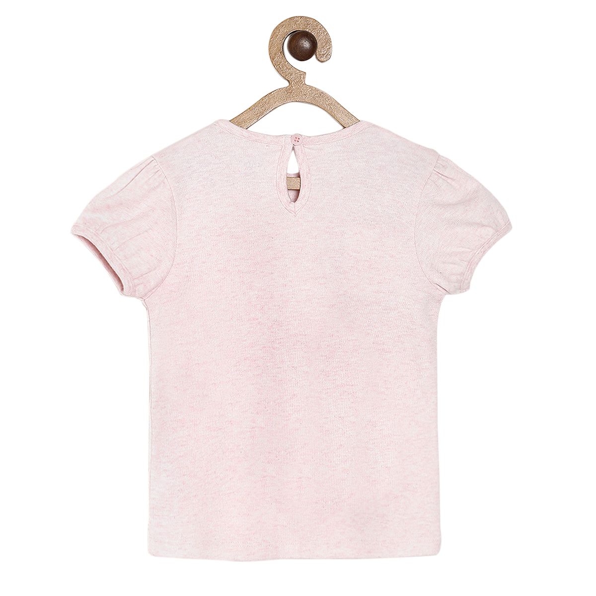 Pack of 1 knit top - pink marl for 3-6 Months