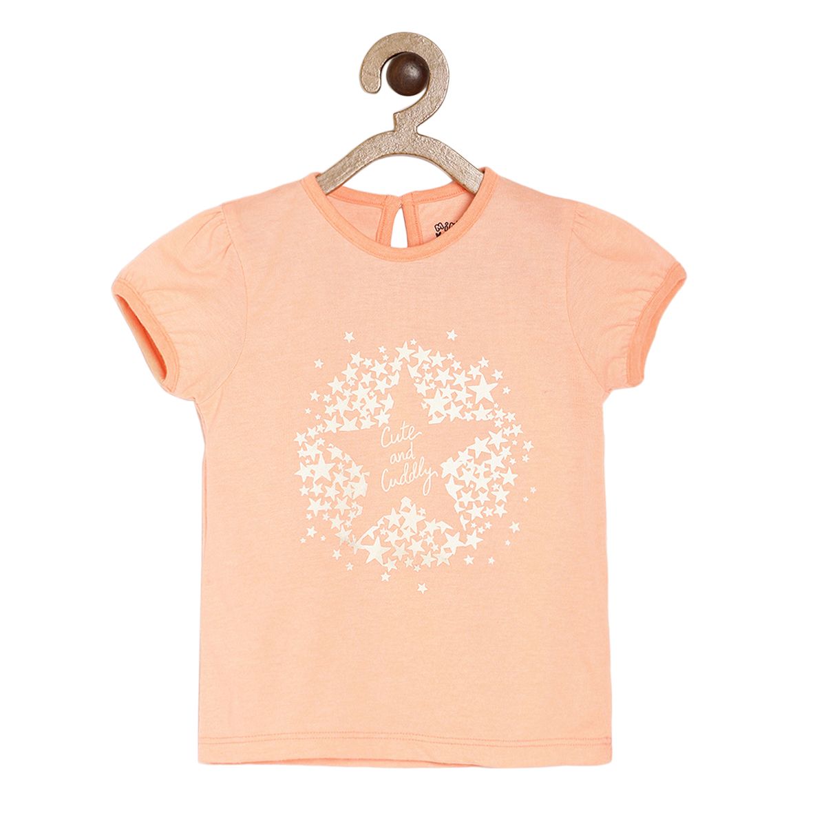 Pack of 1 knit top - neon orange for 3-6 Months