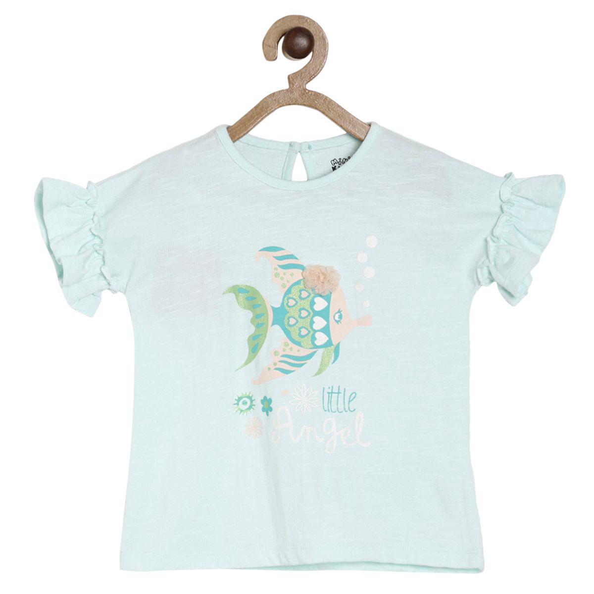 Pack of 1 knit top - light sky blue for 3-6 Months