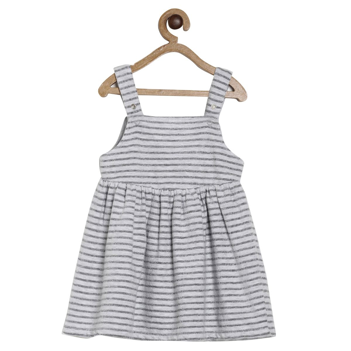 Pack of 2 knit pinafore set - pink  & denim blue for 3-6 Months