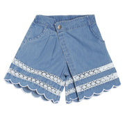 Pack of 1 woven skirt - denim blue for 3-6 Months
